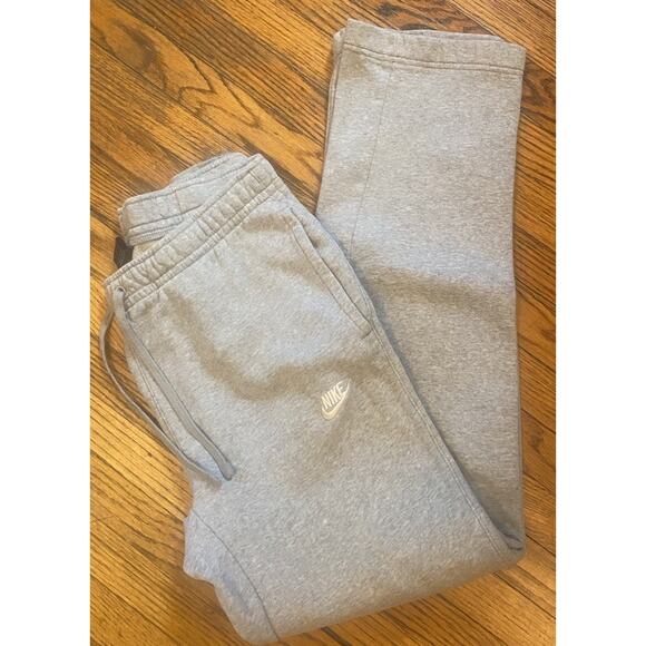 Nike Thick Sweatpants Jumper Pants Men’s LT Gray Pockets - Picture 1 of 8